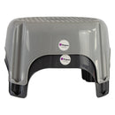 REGENT PLASTIC HOUSEHOLD L STOOL BEIGE & GREY ASSORTED (MAX. WEIGHT 80KG), (435X345X235MM)