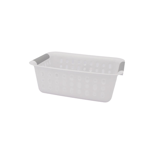 REGENT PLASTIC HARMONY LINE MEDIUM BASKET CLEAR & GREY, (280X210X100MM)