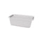 REGENT PLASTIC HARMONY LINE MEDIUM BASKET CLEAR & GREY, (280X210X100MM)