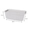 REGENT PLASTIC HARMONY LINE MEDIUM BASKET CLEAR & GREY, (280X210X100MM)