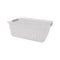 REGENT PLASTIC HARMONY LINE LARGE BASKET CLEAR & GREY, (345X280X130MM)