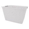 REGENT STOREAWAY CLEAR & GREY PLASTIC WASHDAY BASKET DEEP X-LARGE, 410X345X255MM