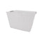 REGENT PLASTIC HARMONY LINE DEEP STORAGE BASKET WITH GRIP HANDLES CLEAR & GREY, (410X345X255MM)