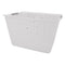 REGENT PLASTIC HARMONY LINE DEEP STORAGE BASKET WITH GRIP HANDLES CLEAR & GREY, (410X345X255MM)
