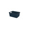 REGENT PLASTIC NEW KNIT BASKET SMALL, ASST. COLOURS BLUE, L/GREY AND WHITE, (250X195X105MM)