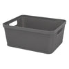 REGENT STOREAWAY PLASTIC LATTICE BASKET SMALL, ASST. COLOURS BLUE, GREY & WHITE, 250X195X105MM