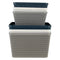 REGENT PLASTIC NEW KNIT BASKET MED, ASST. COLOURS BLUE, GREY AND WHITE (295X235X130MM)
