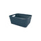 REGENT PLASTIC NEW KNIT BASKET LARGE, ASST. COLOURS BLUE, GREY AND WHITE (360X295X150MM)