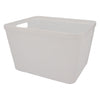 REGENT STOREAWAY PLASTIC LATTICE BASKET LGE. DEEP ASST. COLOURS BLUE, GREY & WHITE, 360X295X215MM
