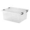 REGENT STOREAWAY PLASTIC CLIP DEEP BOX LARGE, CLEAR & GREY, 355X280X160MM