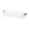 REGENT PLASTIC CLIPPY BOX LONG, CLEAR & GREY, (365X140X75MM)