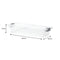 REGENT PLASTIC CLIPPY BOX LONG, CLEAR & GREY, (365X140X75MM)
