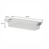 REGENT STOREAWAY PLASTIC CLIP BOX LONG, CLEAR & GREY, 365X140X75MM
