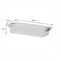 REGENT STOREAWAY PLASTIC CLIP BOX LONG, CLEAR & GREY, (365X140X75MM)