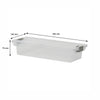 REGENT STOREAWAY PLASTIC CLIP BOX LONG, CLEAR & GREY, (365X140X75MM)
