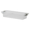 REGENT STOREAWAY PLASTIC CLIP BOX LONG, CLEAR & GREY, 365X140X75MM