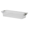 REGENT STOREAWAY PLASTIC CLIP BOX LONG, CLEAR & GREY, (365X140X75MM)