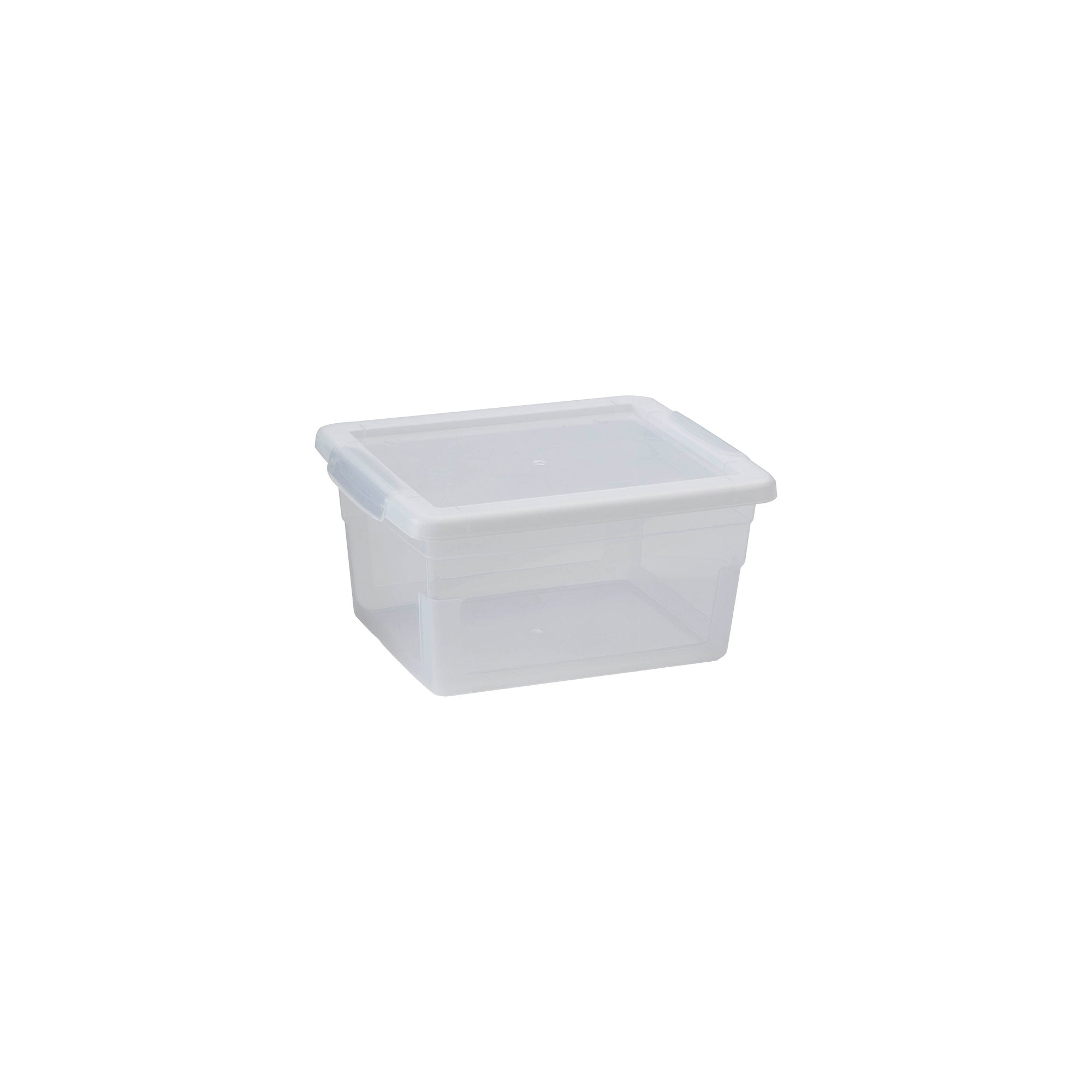 REGENT STOREAWAY CLEAR PLASTIC NEST AND LID STORAGE BOXES 1.3L l 2.1L l 4L l 6L, 4 PIECE VALUE PACK