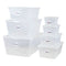 REGENT PLASTIC KEY SQUARE STORAGE BOX CLEAR, 2.1LT (200X160X100MM)