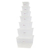 REGENT STOREAWAY PLASTIC NEST AND LID STORAGE BOX CLEAR, 2.1L - 200X160X100MM