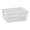 REGENT STOREAWAY PLASTIC NEST AND LID STORAGE BOX CLEAR, 4L - 270X185X110MM