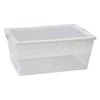 REGENT STOREAWAY PLASTIC NEST AND LID STORAGE BOX LARGE CLEAR, 9L (380X240X140MM)
