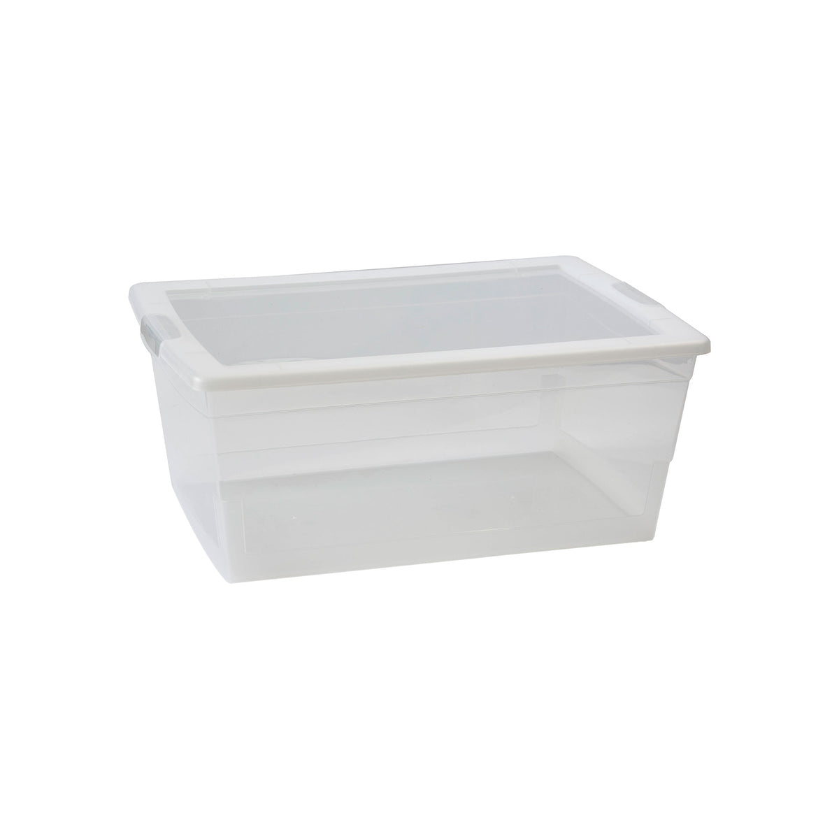 REGENT STOREAWAY CLEAR PLASTIC NEST AND LID STORAGE BOXES 1.3L l 2.1L l 4L l 6L, 4 PIECE VALUE PACK
