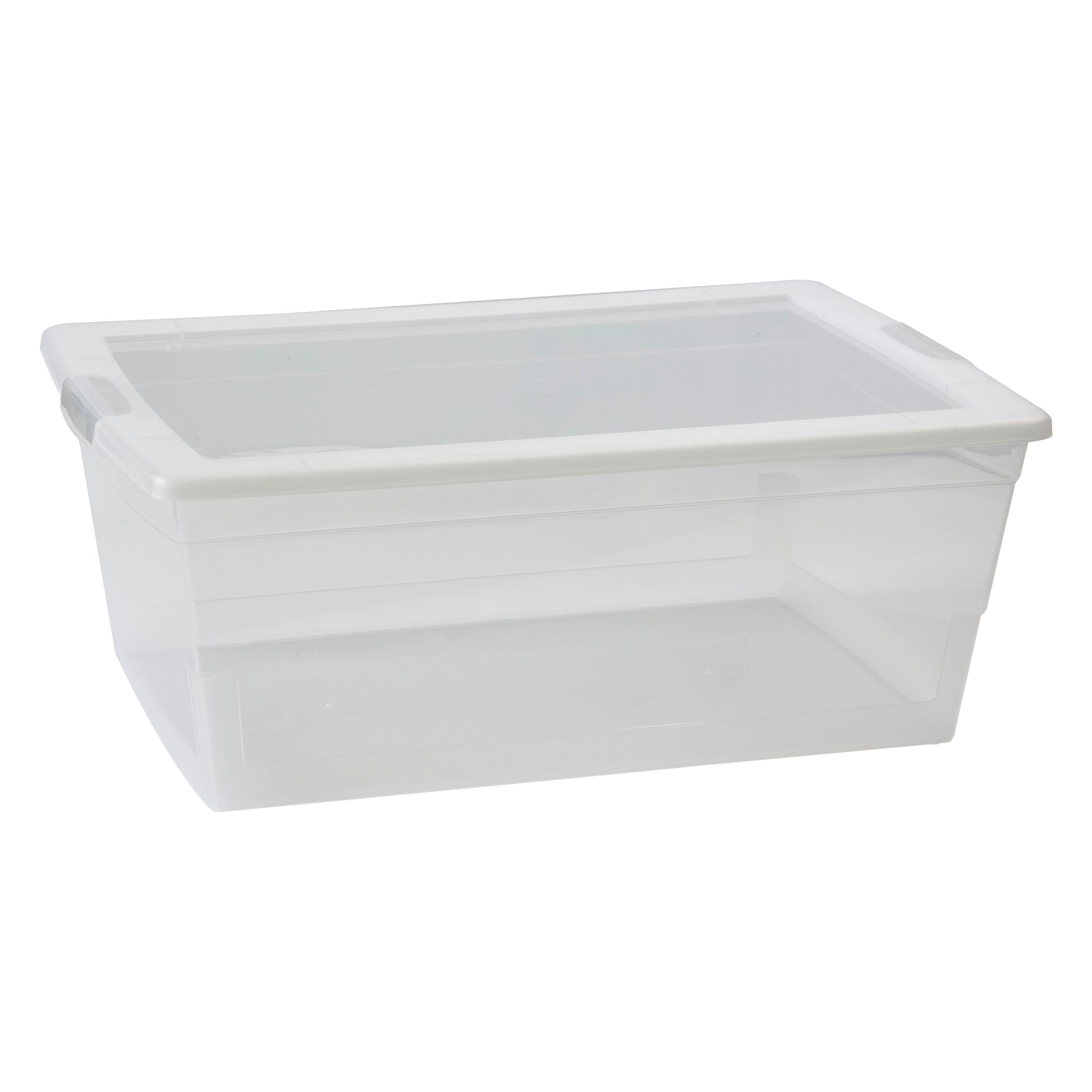 REGENT STOREAWAY PLASTIC NEST AND LID STORAGE BOX XX-LARGE CLEAR, 21L - 450X320X200MM