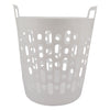 REGENT STOREAWAY PLASTIC FLEXY LAUNDRY BASKET LARGE ASST. BLUE, GREY & WHT, 415X440X480MM