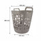 REGENT PLASTIC ZEUS ROUND FLEXI LAUNDRY BASKET LARGE, 45LT AST. BLU, L/GR & WHT (415X440X480MM)