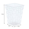 REGENT STOREAWAY HOME/OFFICE CLEAR PLASTIC BIN, 75X75X105MM
