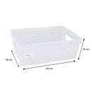 REGENT PLASTIC VENICE BASKET MEDIUM CLEAR  (255X185X85MM)