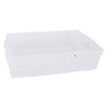 REREGENT STOREAWAY HOME/OFFICE CLEAR PLASTIC BASKET LONG, 310X230X85MM
