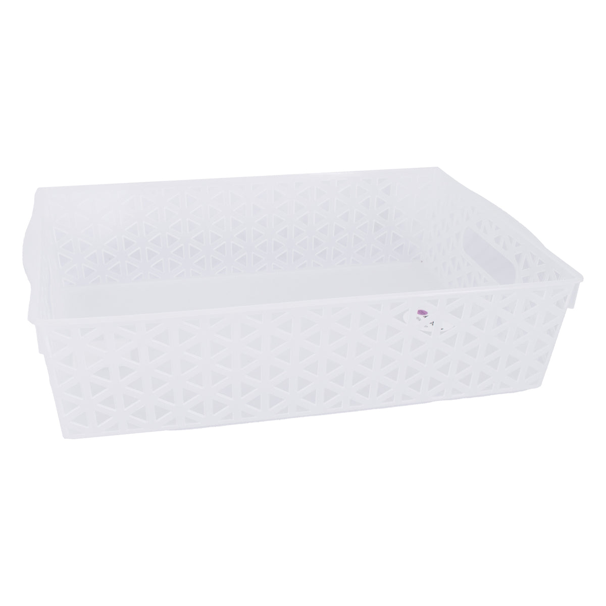 REREGENT STOREAWAY HOME/OFFICE CLEAR PLASTIC BASKET LONG, 310X230X85MM