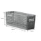 REGENT PLASTIC BOHO RECTANGULAR BASKET GREY,  (340X135X130MM)