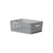 REGENT PLASTIC BOHO RECTANGULAR BASKET LARGE GREY,  (340X135X130MMM)