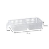 REGENT STOREAWAY CLEAR PLASTIC PANTRY & FRIDGE BASKET WITH DIVIDER, 330X145X65MM
