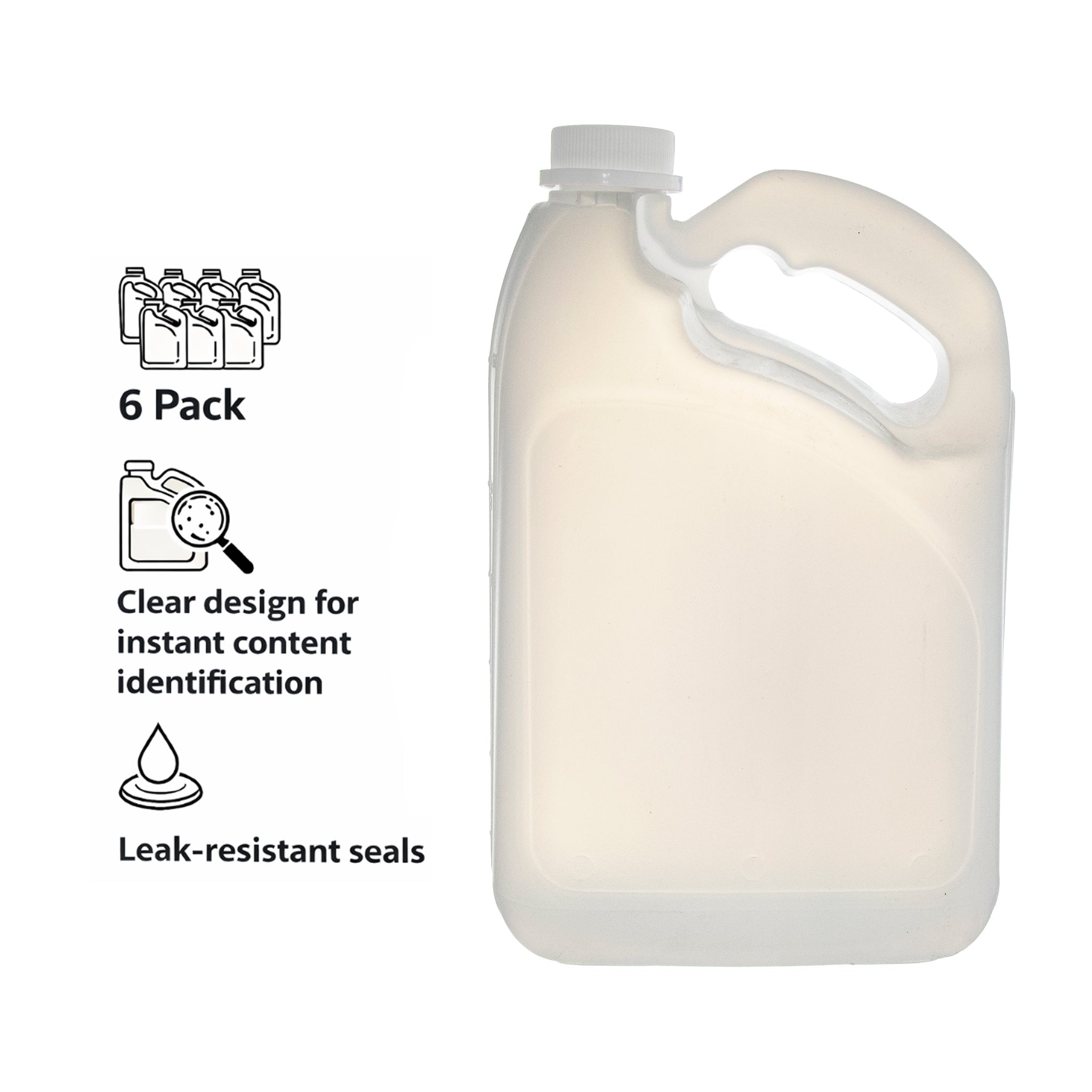 REGENT EMPTY BOTTLE WITH RATCHET LID 6PK, 3L