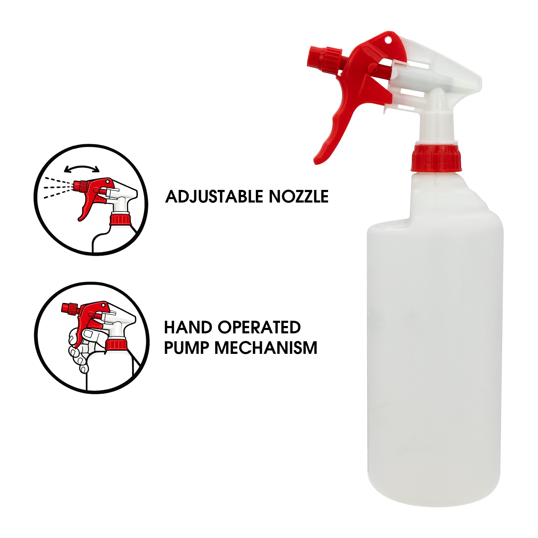 REGENT EMPTY BOTTLE WITH 28MM TRIGGER HEAD 1L, 6PK
