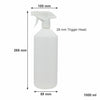 REGENT EMPTY BOTTLE WITH 28MM WHITE SPRAY HEAD 1L, 6PK