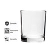 REGENT WHISKEY GLASSES 6PK, 335ML