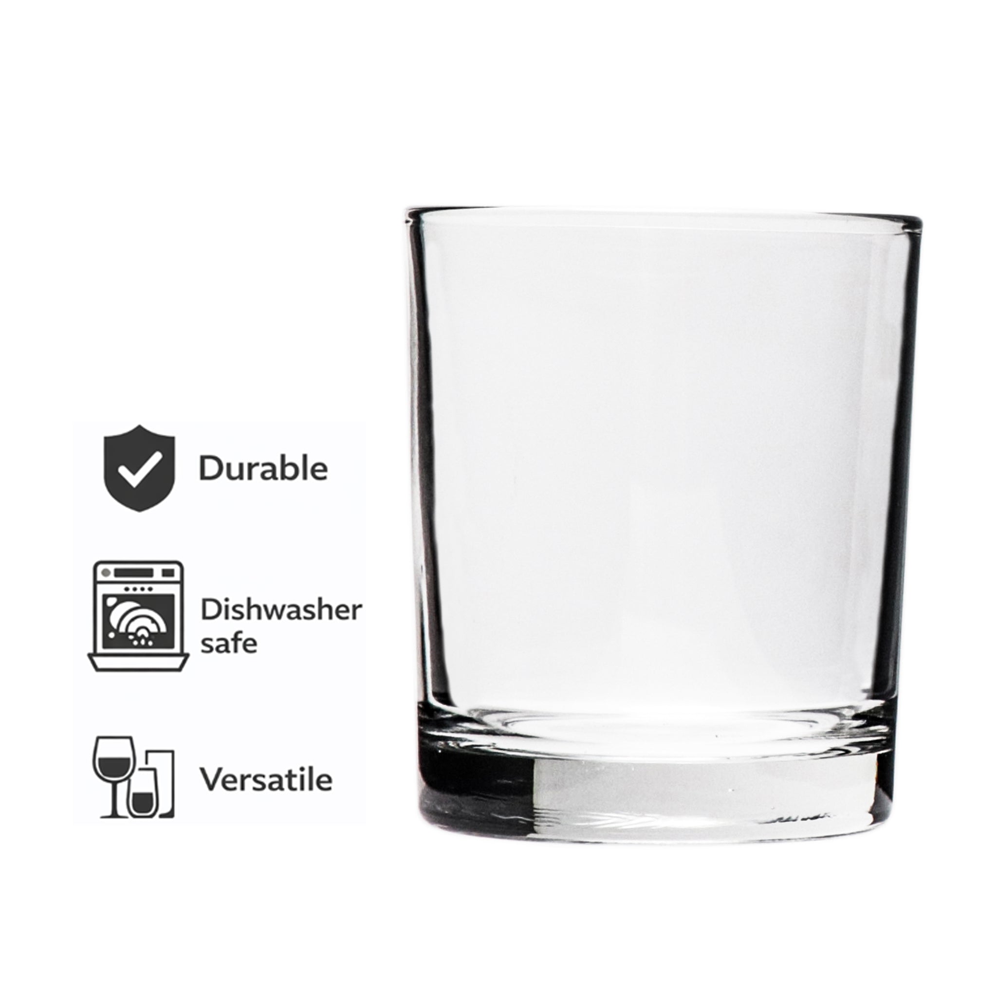 REGENT WHISKEY GLASSES 6PK, 335ML