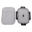 CONSOL MADRID RECT. STORAGE CONTAINER WITH CLIP ON VENTED LID, 1.5LT (230X175X76MM)