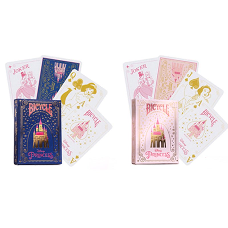 BICYCLE DISNEY PRINCESS PINK & NAVY PLAYING CARDS 2PK