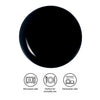 LUMINARC OPAL BLACK SIDE PLATE, 190MM DIA