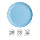 LUMINARC OPAL BLUE DINNER PLATE, 270MM DIA