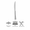 ST. JAMES CUTLERY BRISTOL (880) STEAK KNIFE 6PK STAINLESS STEEL