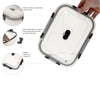 CONSOL MADRID RECT. STORAGE CONTAINER WITH CLIP ON VENTED LID, 1.5LT (230X175X76MM)