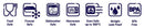 CONSOL MADRID STORAGE CONTAINERS WITH CLIP ON VENTED LIDS 3PCE VALUE PACK, (1LT & 630ML & 370ML)