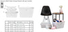 REGENT STOREAWAY CLEAR & GREY PLASTIC WASHDAY BASKET SMALL, 240X175X90MM